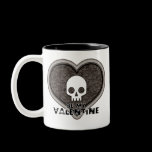 Be My Valentine Cute Punk Skull Mug