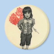 Be my valentine elf boy Magnet magnets