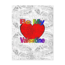 Be My Valentine - Get Lost Post Cards