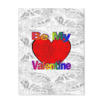 Be My Valentine - Get Lost Post Card