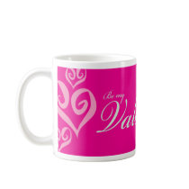 be my valentine hearts mug