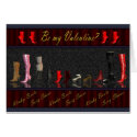 Be my Valentine? Kinky Boots, Sexy Shoes cards