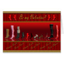 Be my Valentine? Kinky Boots, Sexy Shoes cards