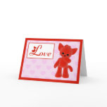 Be My Valentine Kitty Cat Card