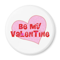 Be My Valentine magnets by dndartstudio Be My Valentine magnets