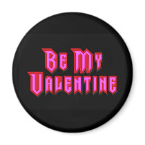 Be My Valentine magnets by dndartstudio Be My Valentine magnets