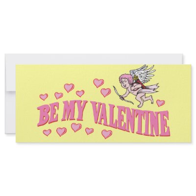 Be My Valentine Merchandise Custom Rack Cards by valentinesgifts