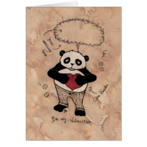 Be my Valentine, Panda cards