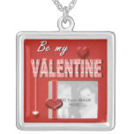 Be My Valentine Photo Frame Necklace necklaces