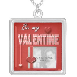 Be My Valentine Photo Frame Necklace