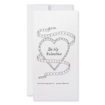 Be My Valentine Picture Card