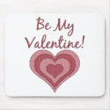 Be My Valentine Polka Dot Country Heart mousepads by iheartshop Be My Valentine Polka Dot Country Heart mousepads