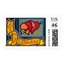 Be My Valentine postage by MarkoMarko Be My Valentine postage