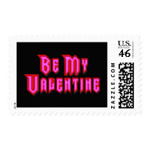 Be My Valentine Postage Stamp