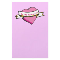 Be My Valentine Stationery