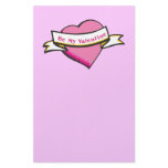 Be My Valentine Stationery