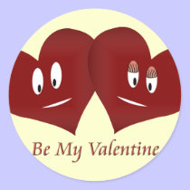 Be My Valentine - Sticker stickers