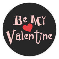 Be My Valentine stickers