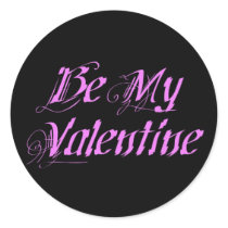 Be My Valentine stickers