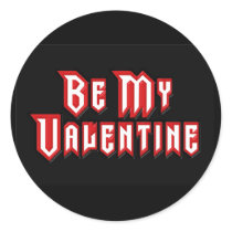 Be My Valentine stickers