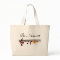 Be Natural Music Tote bags by Stefanie_Rski Be Natural Music Tote bags