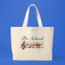 Be Natural Music Tote Bag