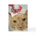 Be Naughty Christmas Card