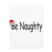 Be Naughty postcards