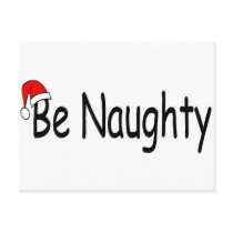 Be Naughty postcards