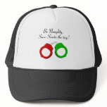 Be Naughty Save Santa The Trip Handcuffs Mesh Hats