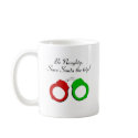 Be Naughty Save Santa The Trip (Handcuffs) mugs by TeeZazzle Be Naughty Save Santa The Trip (Handcuffs) mugs