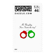 Be Naughty Save Santa The Trip Handcuffs postage by CelebrationZazzle Be Naughty Save Santa The Trip Handcuffs postage
