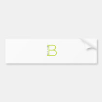 Be Nice (green) bumper stickers