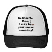 Be Nice Nurse Trucker Hats