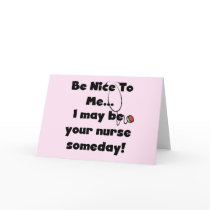 Be Nice Nurse Tshirts and Gifts Card