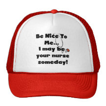 Be Nice Nurse Tshirts and Gifts Mesh Hat