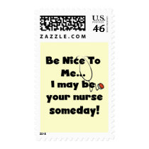 Be Nice Nurse Tshirts and Gifts Stamps