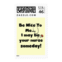Be Nice Nurse Tshirts and Gifts Stamps