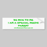 Be Nice to Me Bumper Sticker bumper stickers