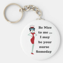 Be nice to me keychain