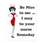 Be nice to me postcard