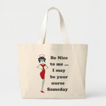 Be nice to me tote bag