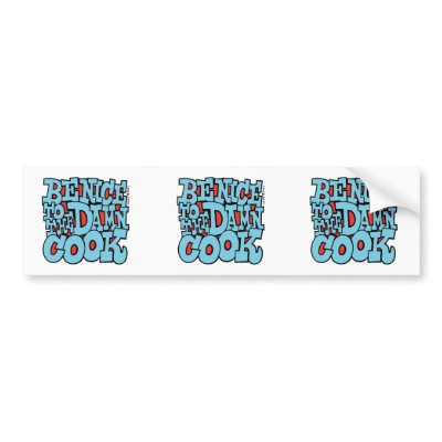 Be Nice to the Damn Cook bumper sticker by b3_bethree_graffiti