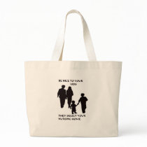 BE NICE TO YOUR KIDS TOTE BAGS