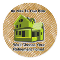 "Be Nice To Your Kids" Stickers