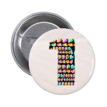 Be NumberONE n Let the World KNOW Buttons