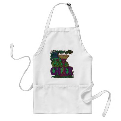 Be of Good Cheer Apron by pmoore