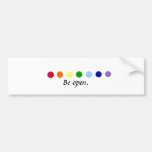 Be Open - Chakra Bumper Sticker