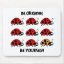 Be original ladybug mouse mats
