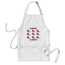 Be original sneakers aprons
